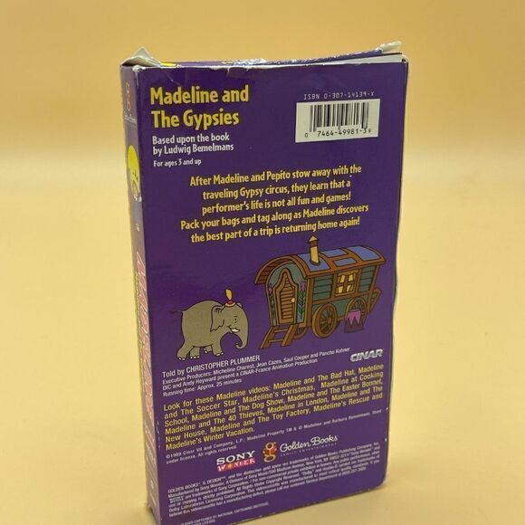 DIC And Andy Heyward Madeline and the Gypsies Christopher Pummer VHS - Picture 2 of 2